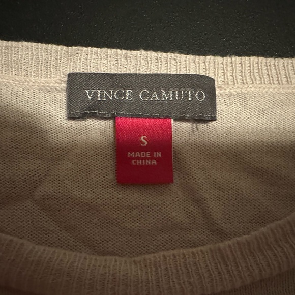 Vince Camuto Women's Light/Pale Pink Cold Shoulder Top - Picture 3 of 4